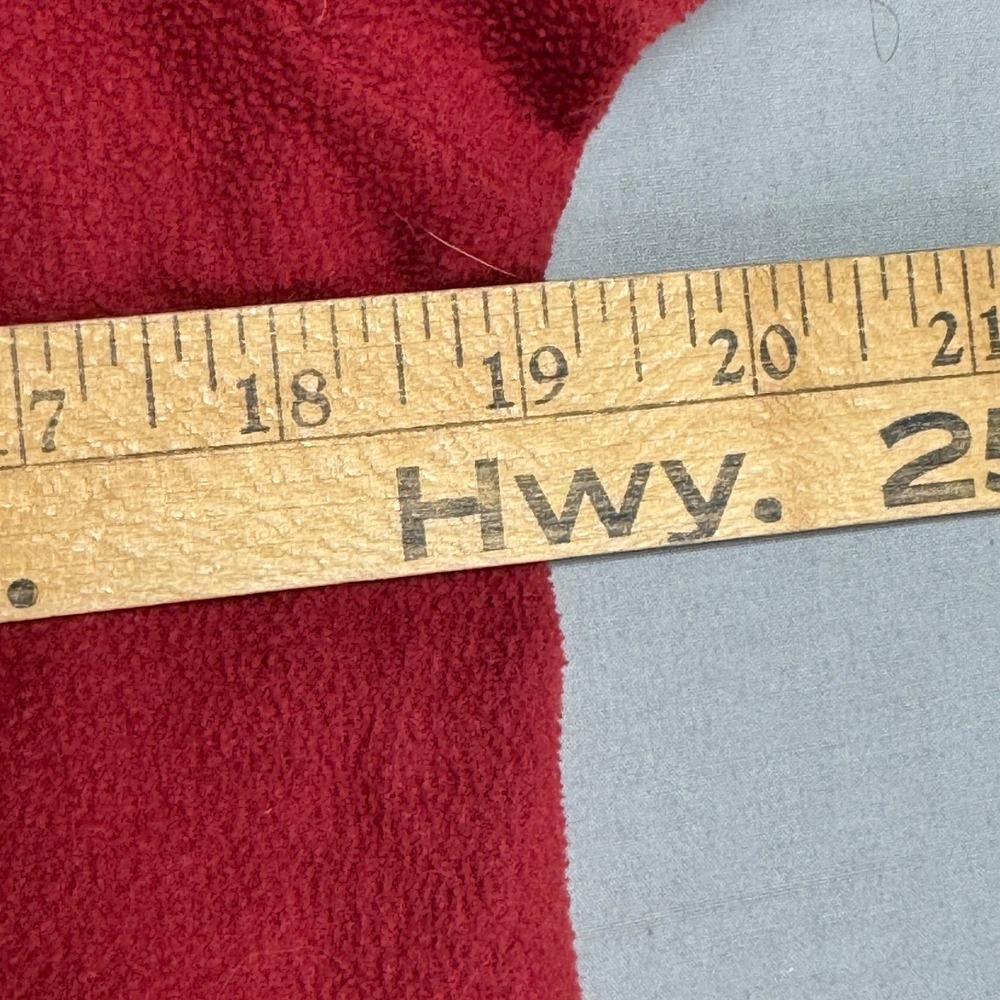 Y2K Patagonia Womens Synchilla Quarter Zip Fleece Pullover Red Small - Picture 8 of 8